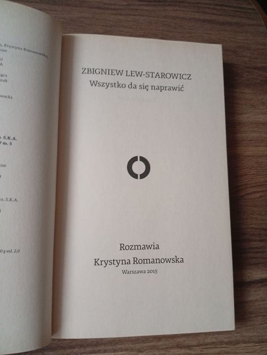 Wszystko da się naprawić. Prof. Zbigniew Lew Starowicz