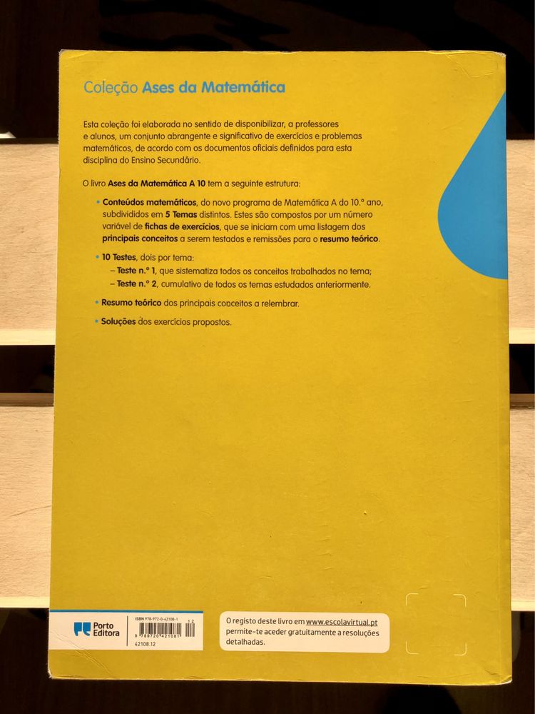 ASES da Matemática A 10° ano - Porto Editora