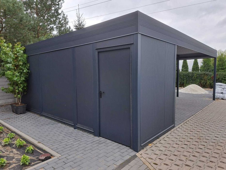 Wiata samochodowa dwustanowiskowa 6x6m, garażowa, carport na wymiar!