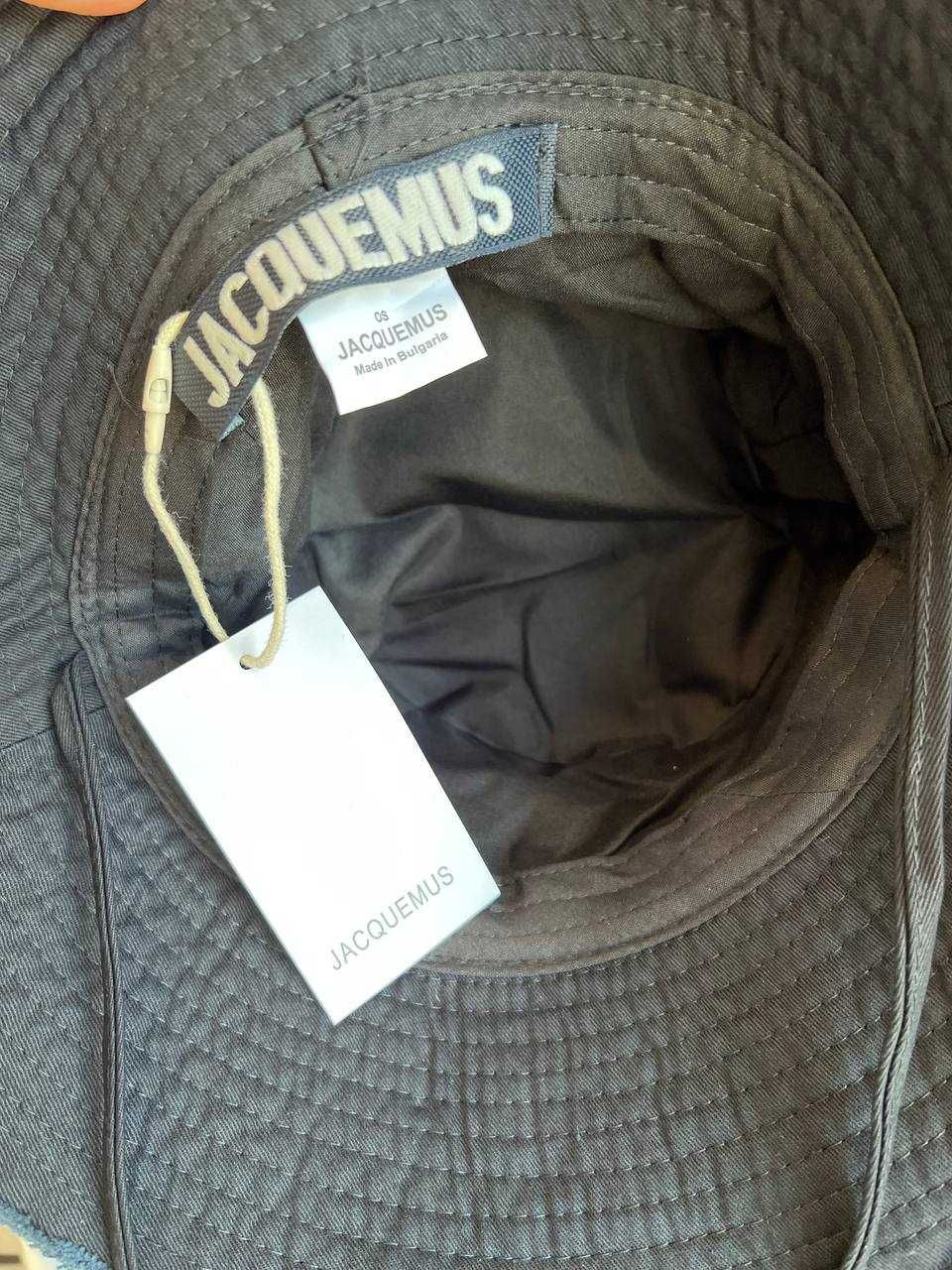 Jacquemus стиль: чорна унісекс панамка з натуральної бавовни. Львів