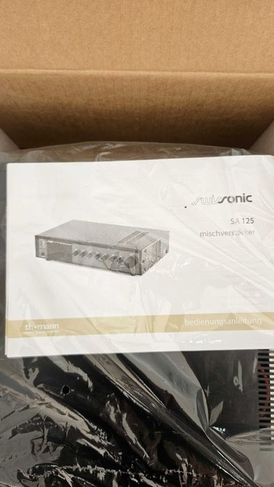 Wzmacniacz Swissonic SA 125 – wzmacniacz z mikserem NOWY na gwarancji!