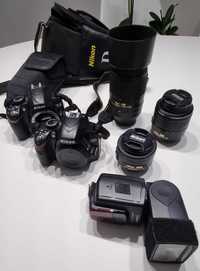 varios lentes e mquina fotograficas Nikon