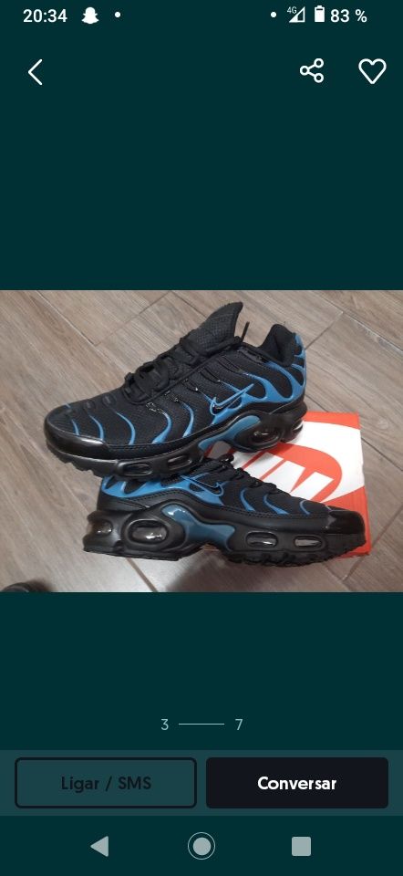 Sapatos Nike tn novos