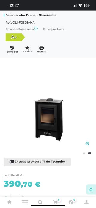 Lalamandra a lenha recuperador em aço