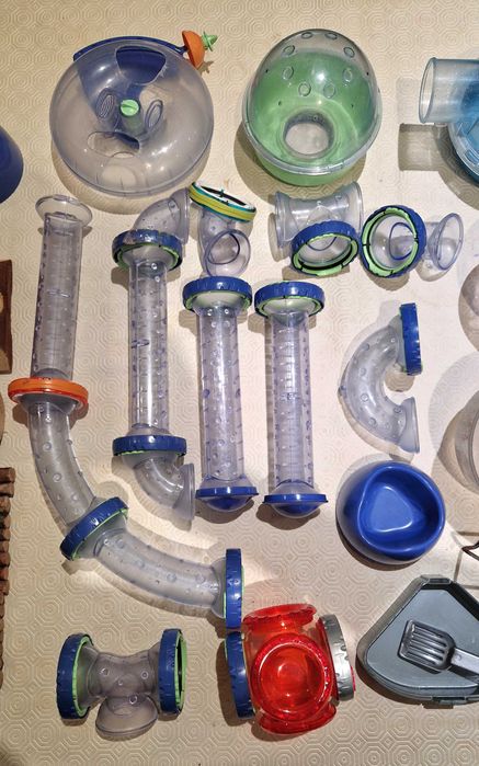 Gaiola para hamsters / roedores habitrail mini com vários acessórios