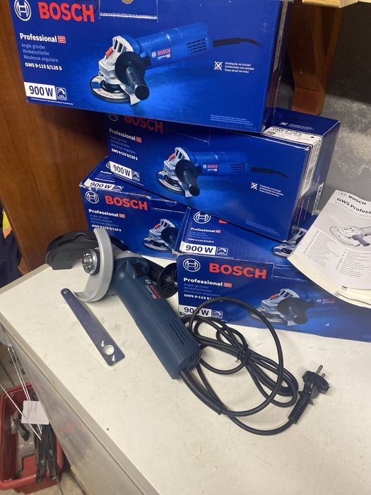 Szlifierka katowa bosch GWS9-125 regulacja obroow oryginalna