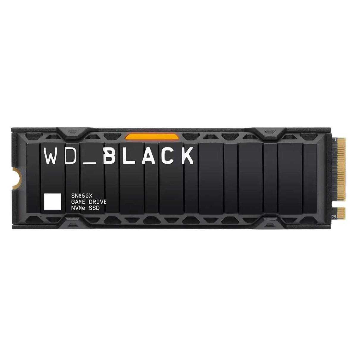 SSD M.2 2280 Western Digital Black SN850 2TB 3D NAND NVMe novo