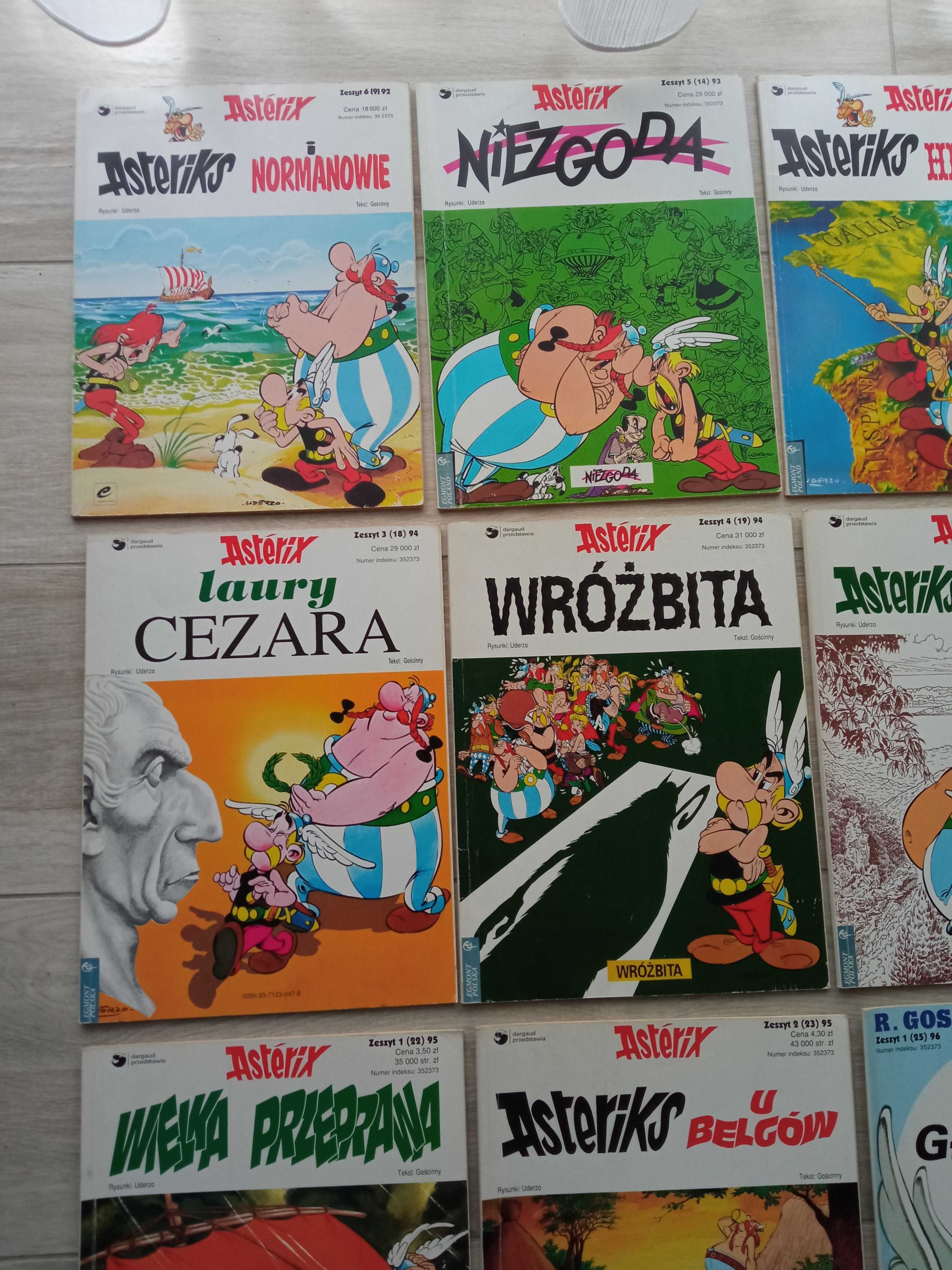 Asterix i Obelix Asteriks Gościnny komiksy z lat  92/97  20zl/ szt