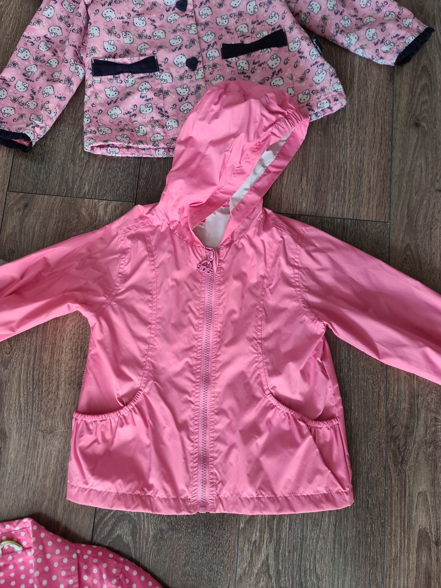 Płaszczyk,kurtka,różowa dziewczynka 92-104 rozmiar