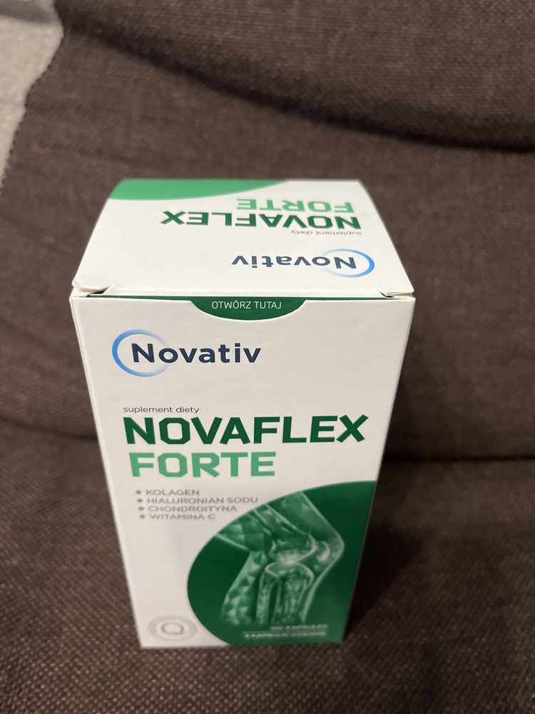 Novaflex Forte Novativ 120 kap. pomaga w odbudowie chrząstki stawowej