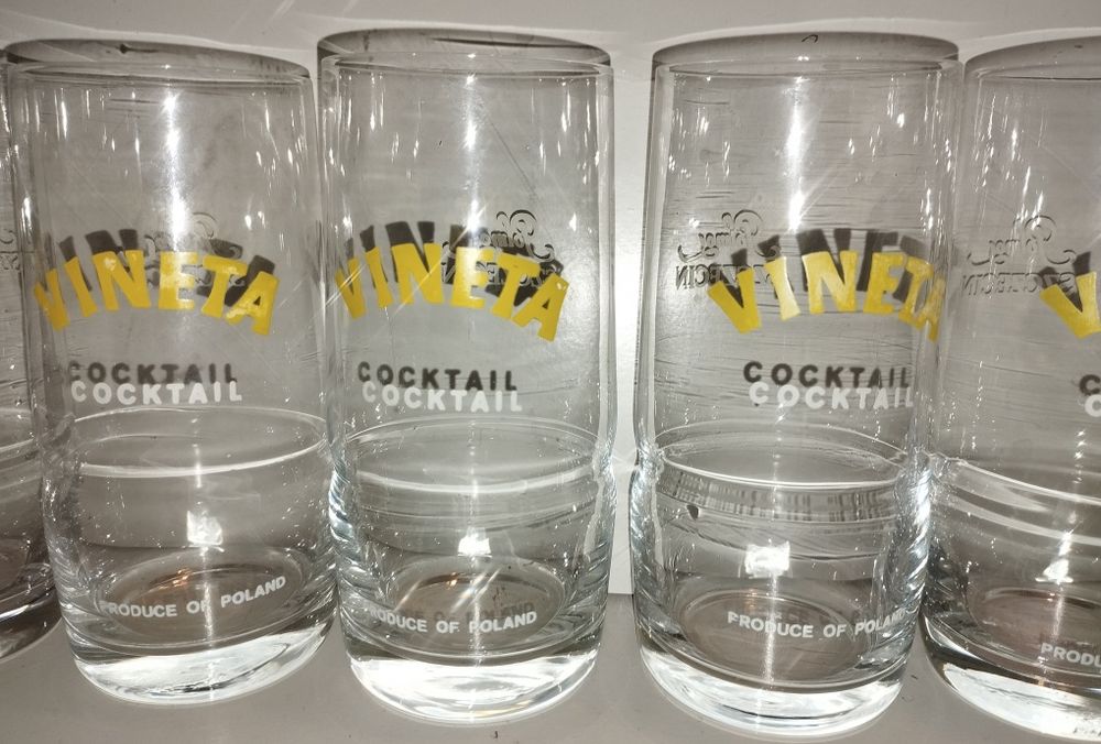 Komplet wysokich szklanek Vineta Polmos