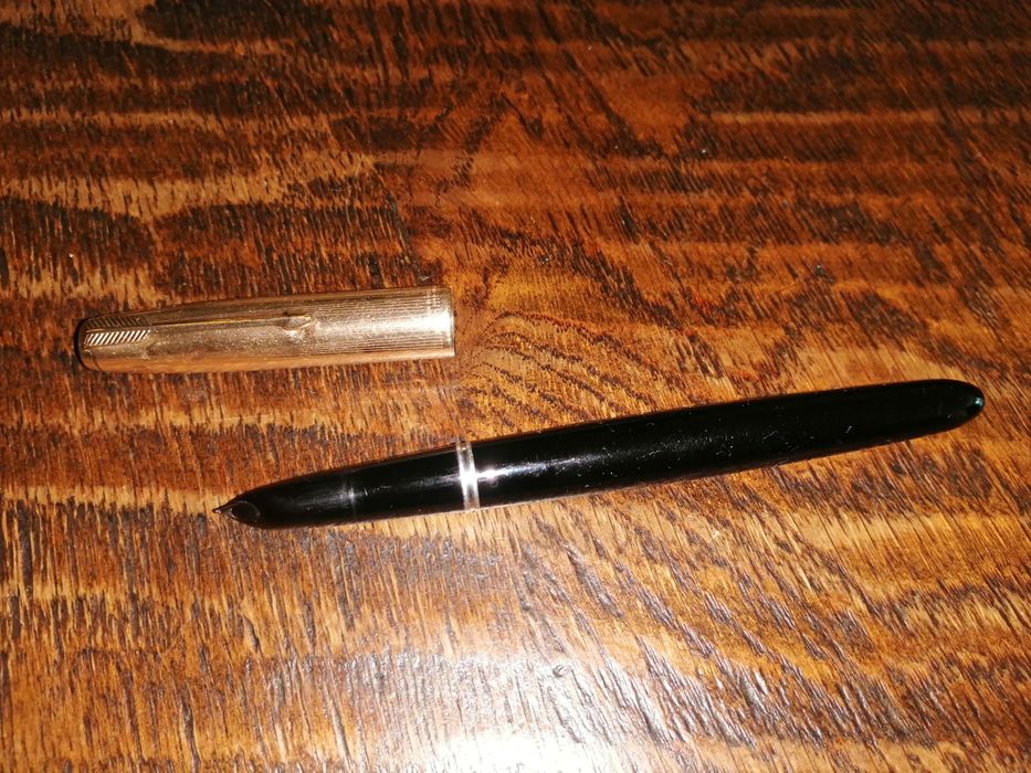 Caneta Parker 51 Dourada vintage