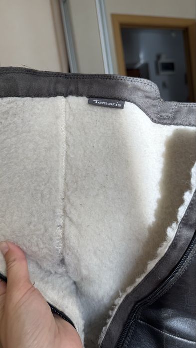 Продам шкіряні чоботи жіночі Tamaris 40р