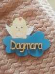 Drewniana zawieszka z imieniem – Dagmara, dekoracja