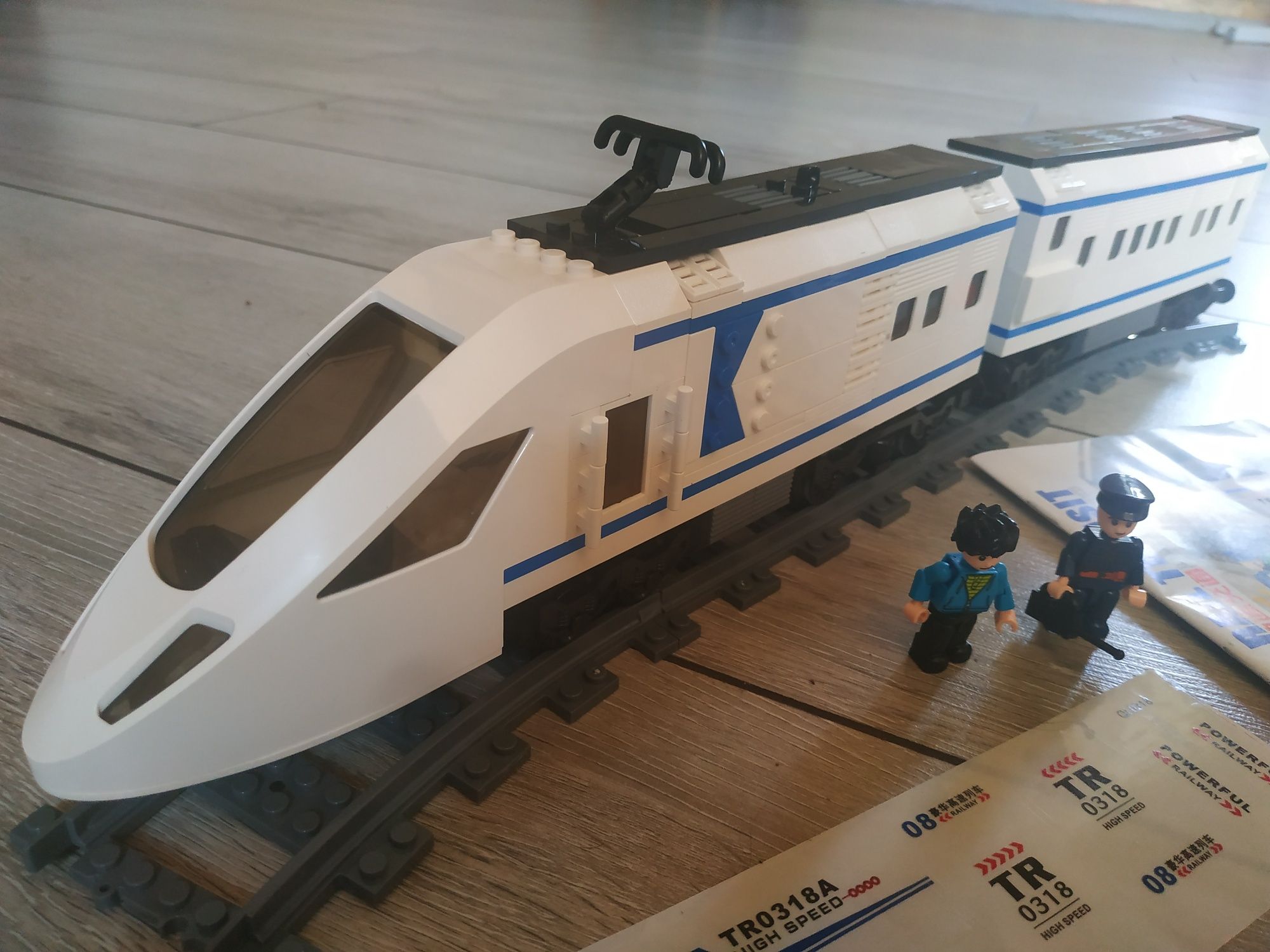 Поїзд Rail Transit QL0318 (поезд, сумісний з Lego Train)