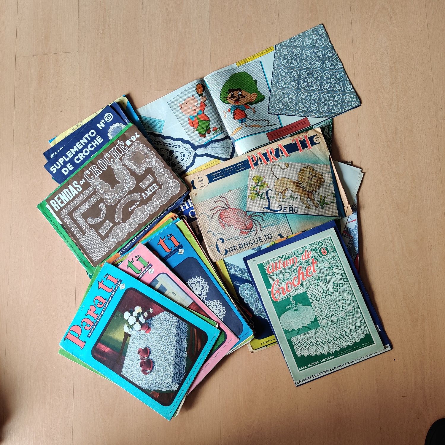 Revistas croché crochet e lavores antigas