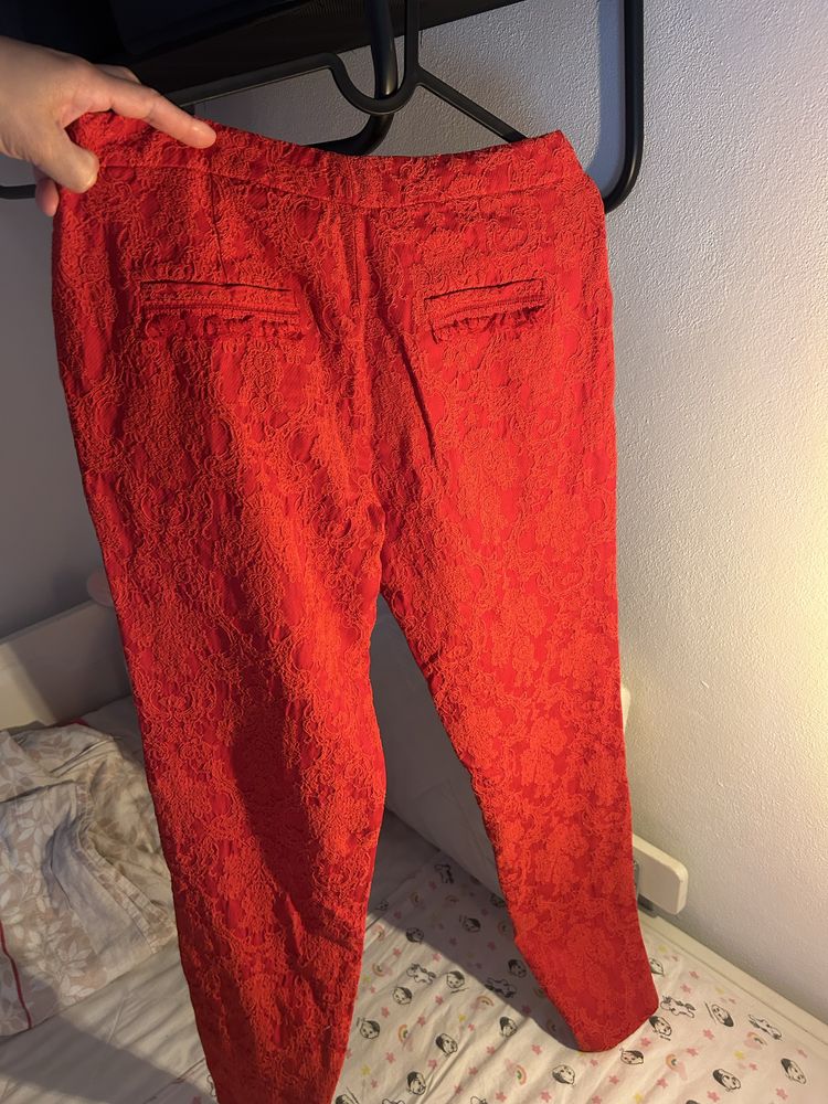Calça zara vermelha M