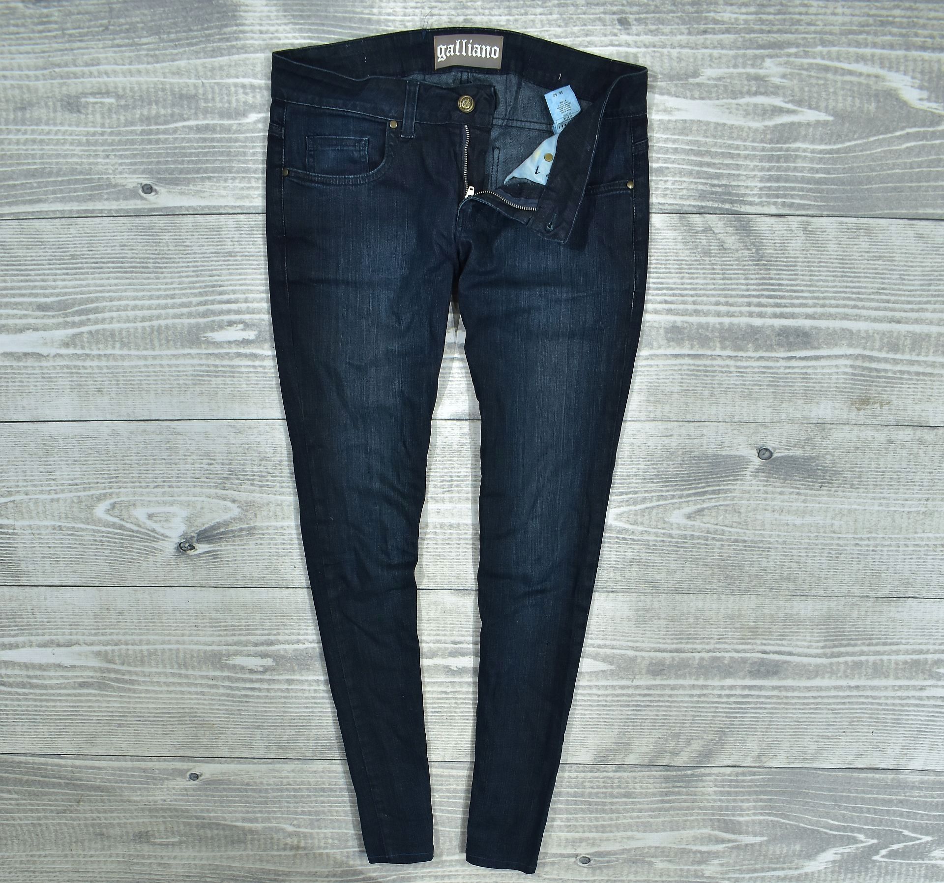 GALLIANO Damskie Spodnie Premium Jeansy / 28