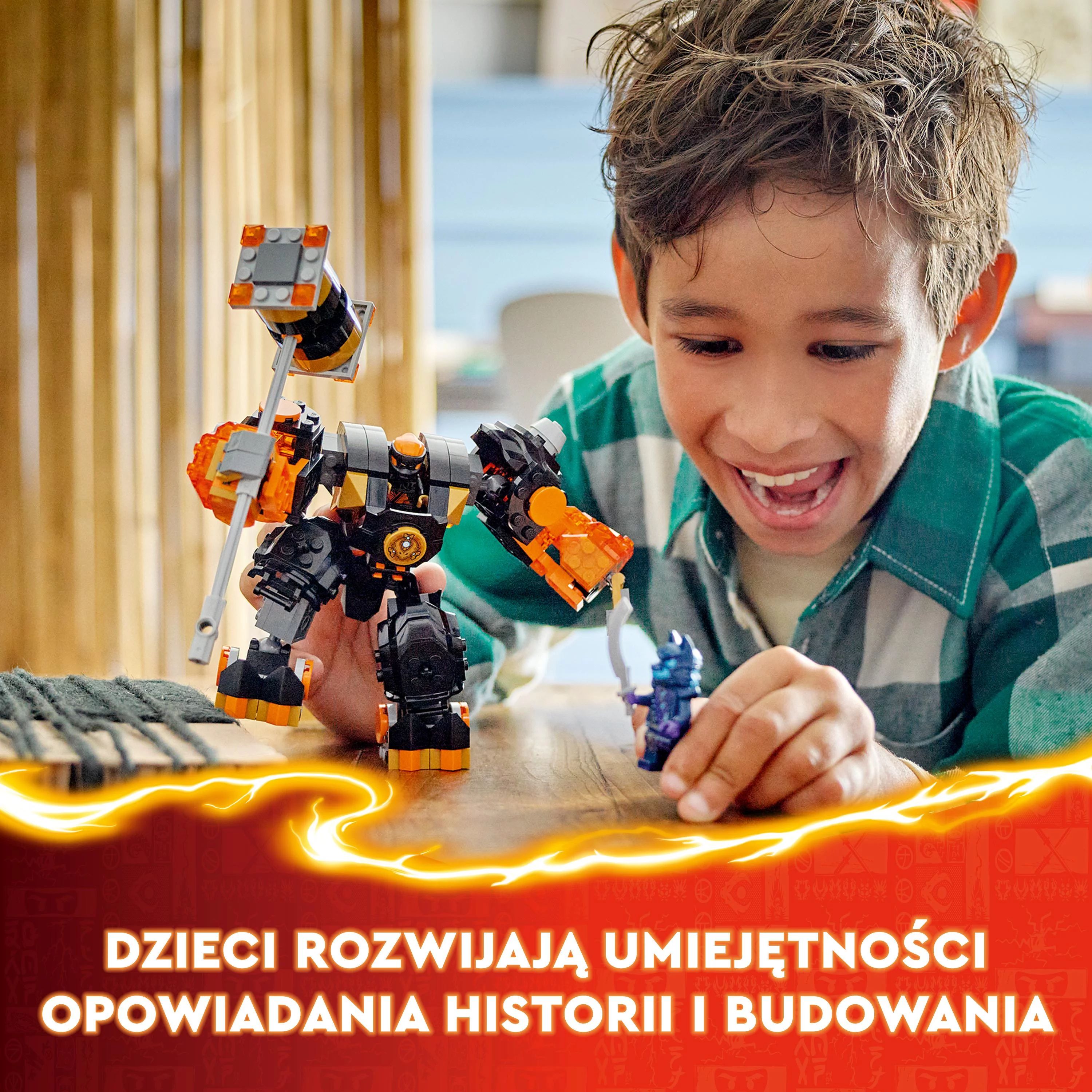 LEGO NINJAGO Mech żywiołu ziemi Cole’a 71806
