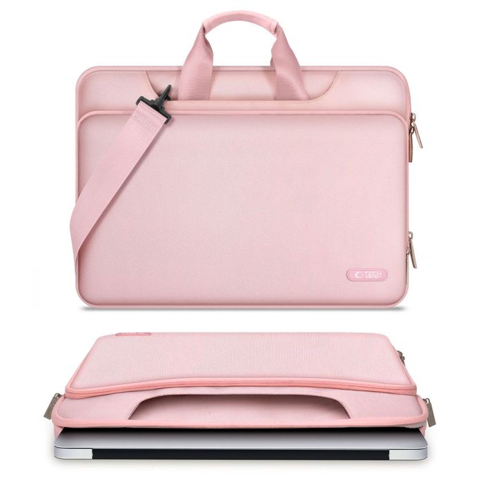 Torba Tech-Protect PocketBag DO Laptopa 15-16" Ochrona 360° Różowa