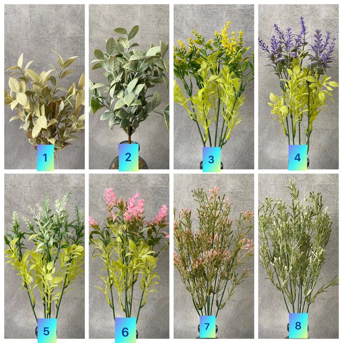 Декоративна штучна зелень для букетів