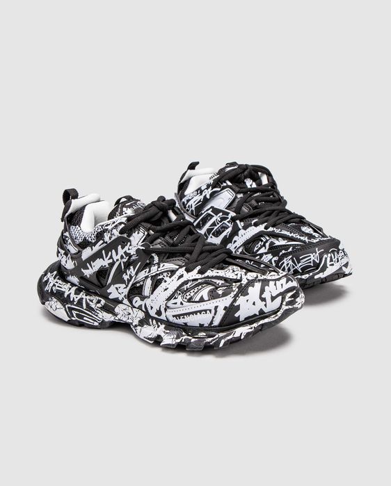 Кросівки Balenciaga Track Graffiti Black/White premium