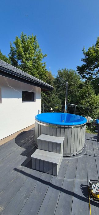 Balia ogrodowa okrągła piec wewnętrzny 200cm