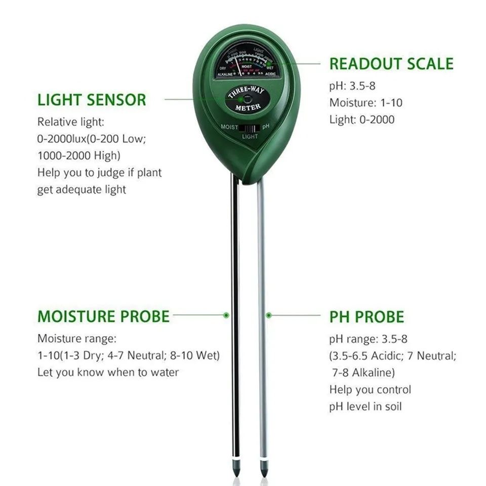 Аналізатор грунту ph meter вимірювач кислотності