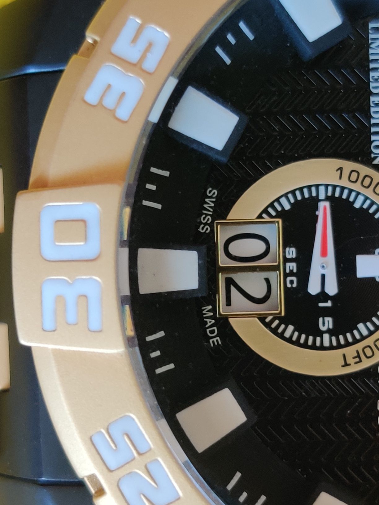 INVICTA Sea Base model 14255 Swiss Made 53mm часы титановые, сапфир