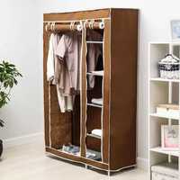 Тканевой шкаф 2-секции складной Storage Wardrobe органайзер гардероб
