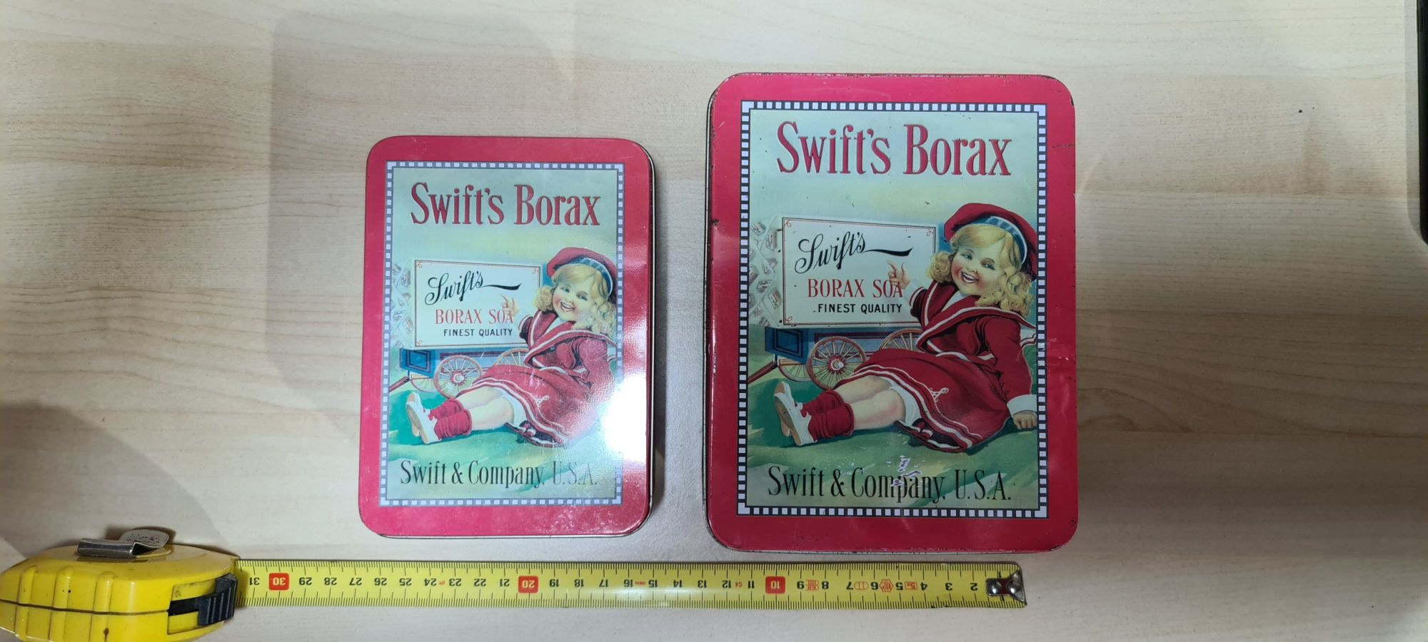 Caixas Antigas Swift''s Borax Soa