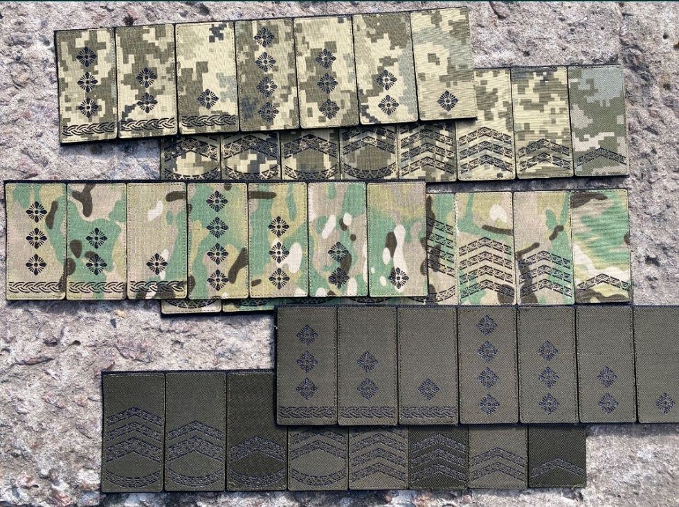 Лазерні Шеврони ЗСУ  Позивні Нашивки Lazer cut