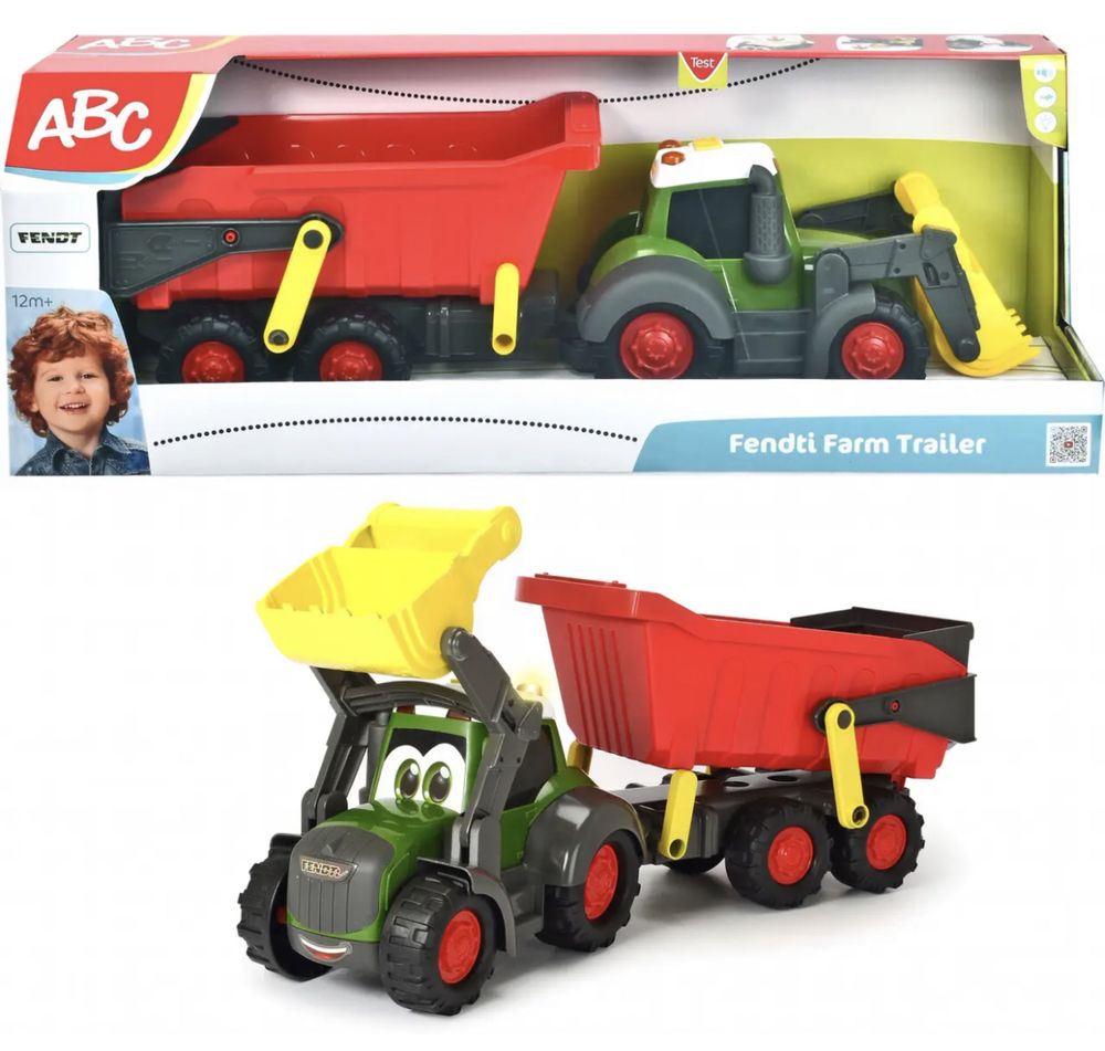 Игрушка Трактор Фендт Fendt Dickie Toys АВС со звуком и светом 65 см