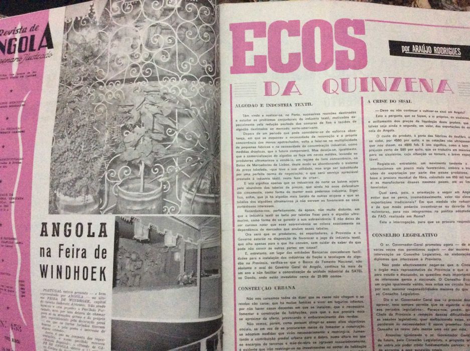 Revista de Angola , quinzenário ilustrado. Outubro de 1967