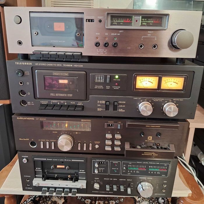 касетні декі Dual Grundig Telefunken Wega ITT Yamaha Sony Pioneer