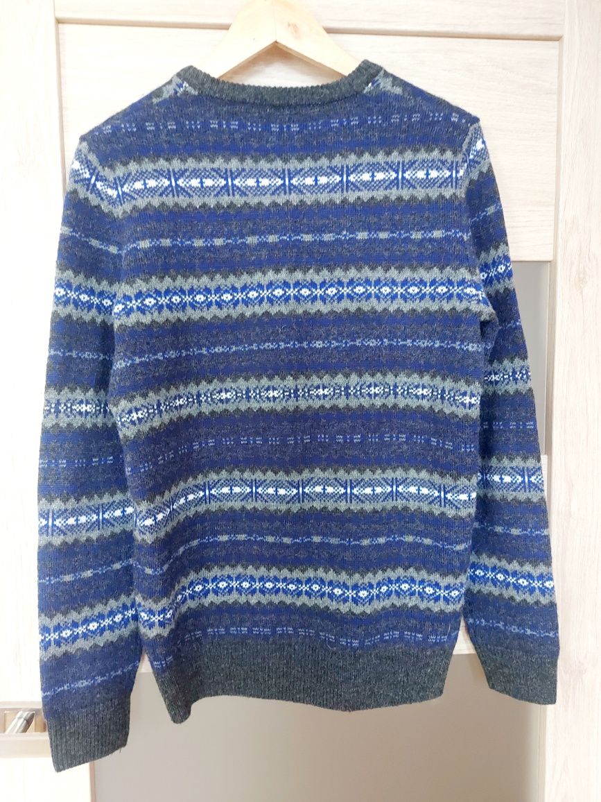 Zimowy sweter z wełną Cedar Wood State S narty zima