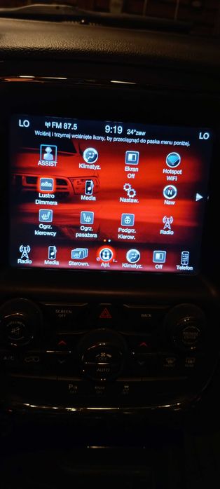 Konwersja USA - EU Dodge Jeep Chrysler. Lampy, język, jednostki, mapy