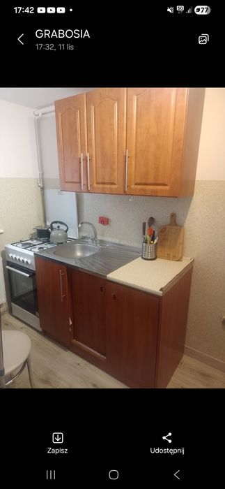 Sprzedam meble kuchenne, zlewozmywak i kuchenkę gazową z piekarnikiem