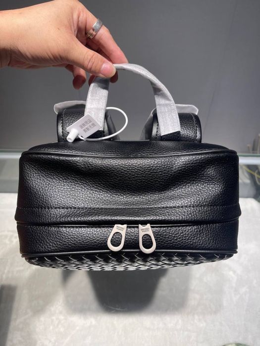 Портфель Bottega Veneta мужской кожаный рюкзак ранец плетеный
