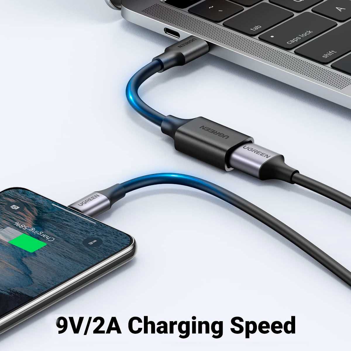 OTG перехідник адаптер Type-C на USB 3.0 ОТГ переходник UGREEN 15см