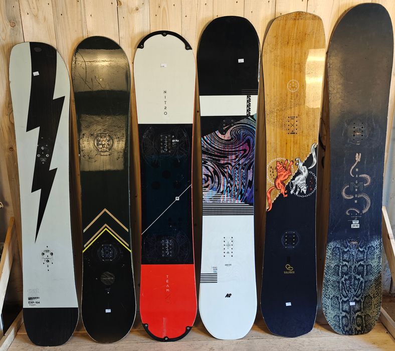 3 X Deski snowboardowe mix (530 zł/100€ netto) pakiet desek