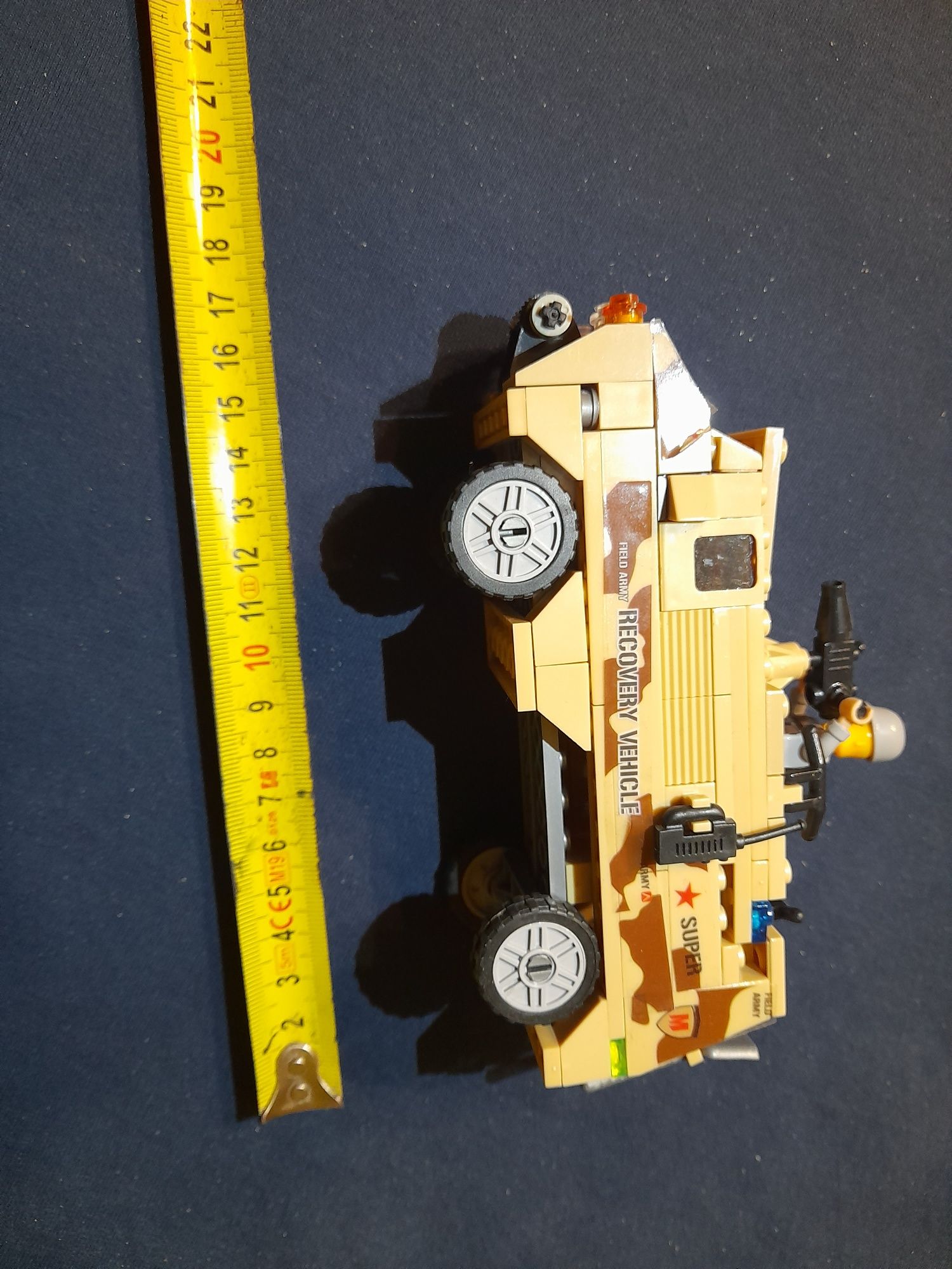Pojazd wojskowy klocki jak lego pasują do lego