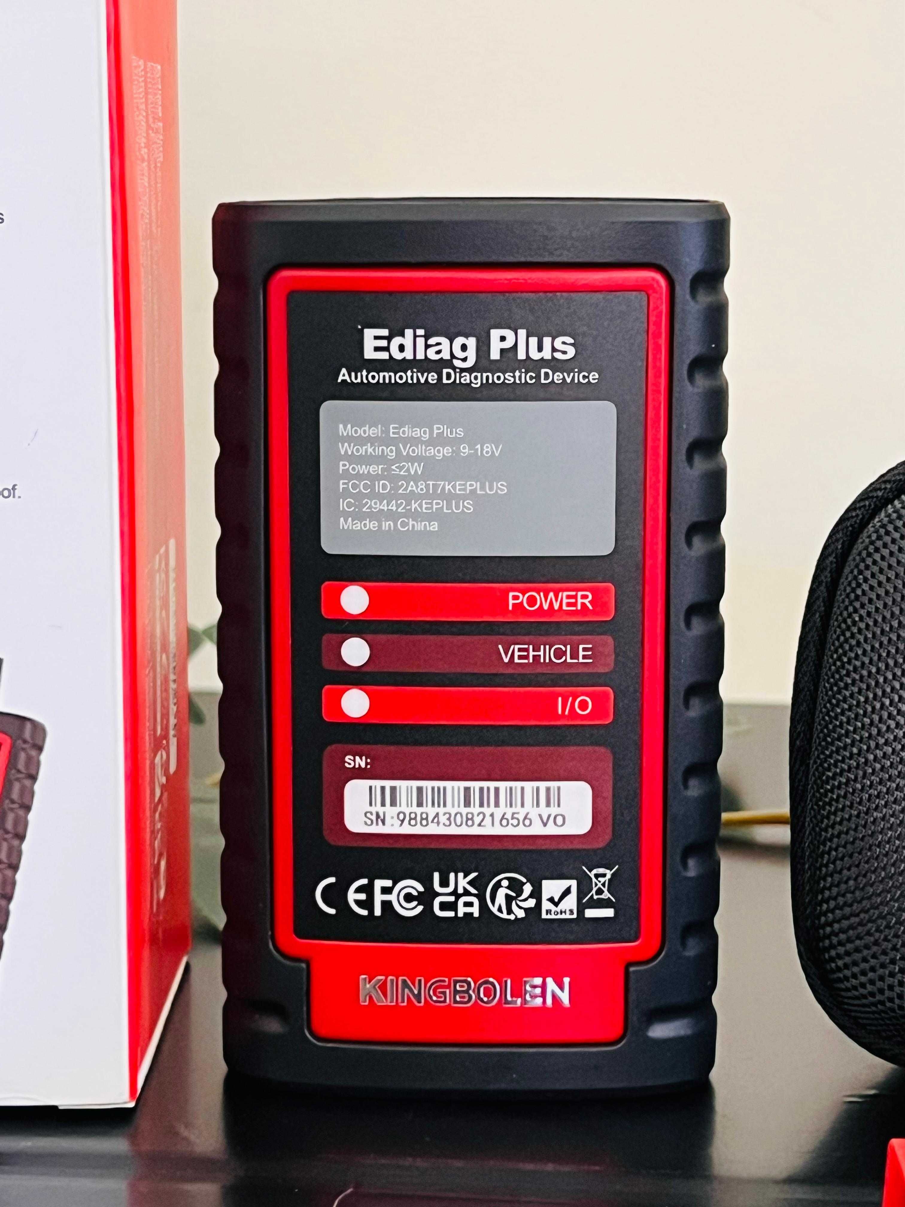 KINGBOLEN Ediag Plus, um scanner de diagnóstico automovel OBD2.