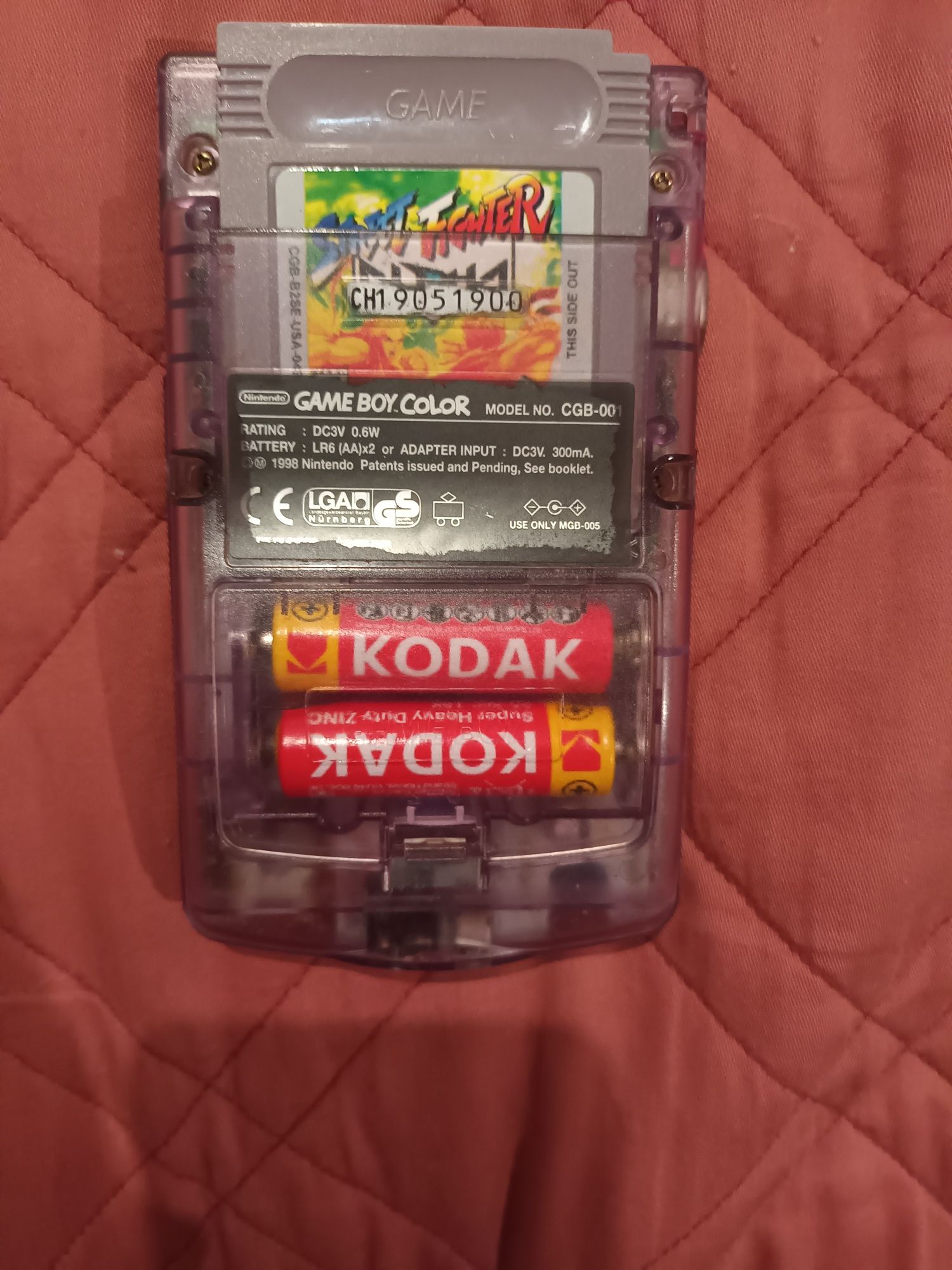 Gameboy Color Transparente Original