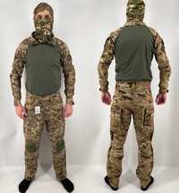 Військова форма военная штани тактичні + убакс піксель мультикам штаны