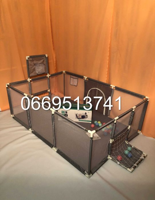 Великий Манеж для дітей дитячий майданчик ігровий з кульками 20 шт