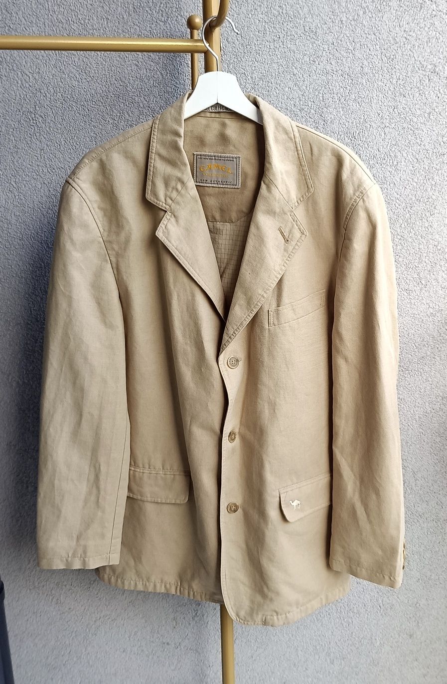 Camel Collection New Authentic rozmiar 52  L XL klata 61x2 marynarka z