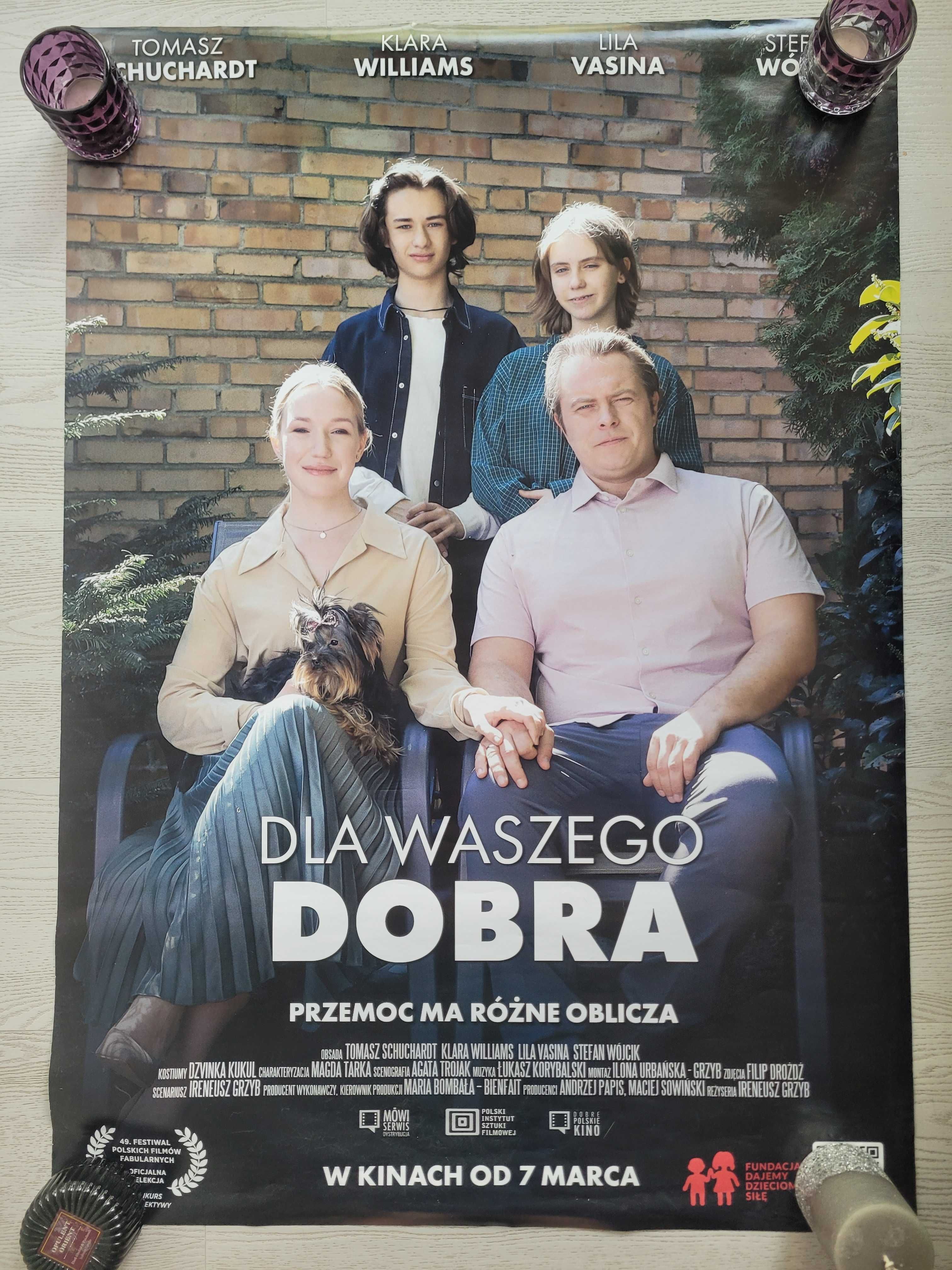 Plakat kinowy z filmu Dla Waszego dobra