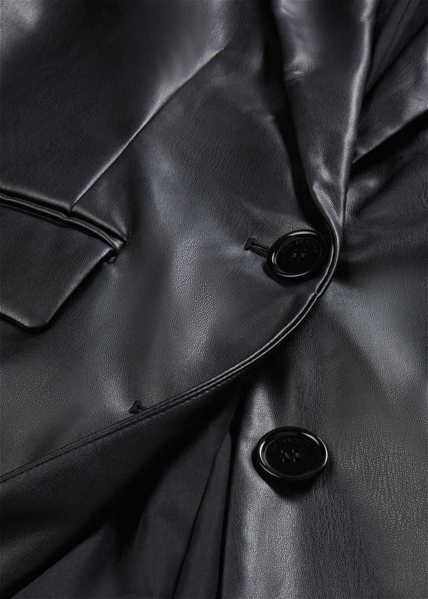 B.P.C marynarka oversize z eko skóry ^42