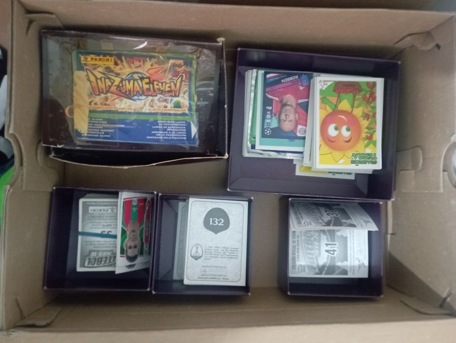 Cromos de várias coleções